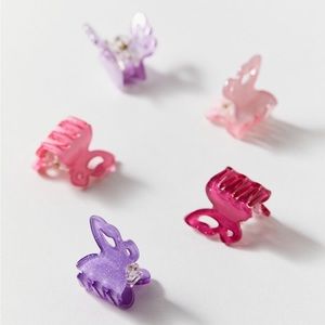 Mini Butterfly Clip Set